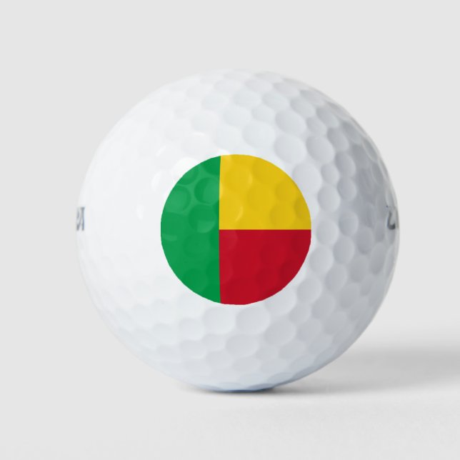 Benin flag golfball (Vorderseite)