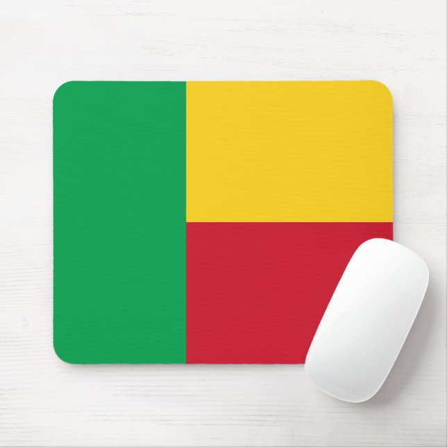 Benin flag mousepad (Mit Mouse)
