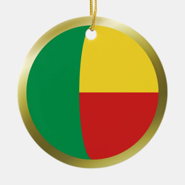 Benin Flag Ornament (Vorne)