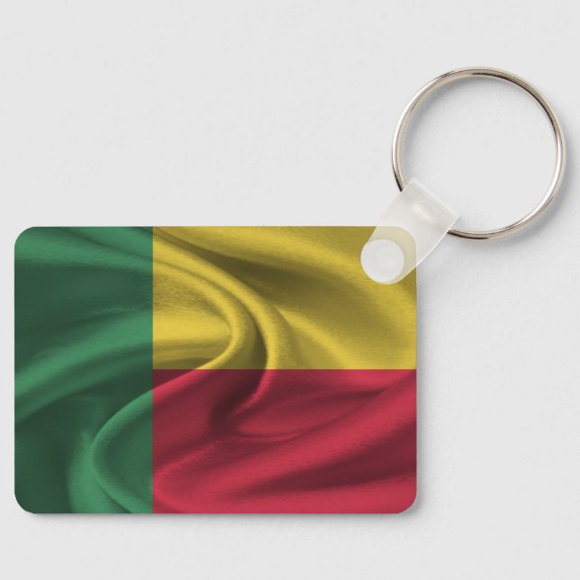 Benin Flag Schlüsselanhänger (Vorderseite)