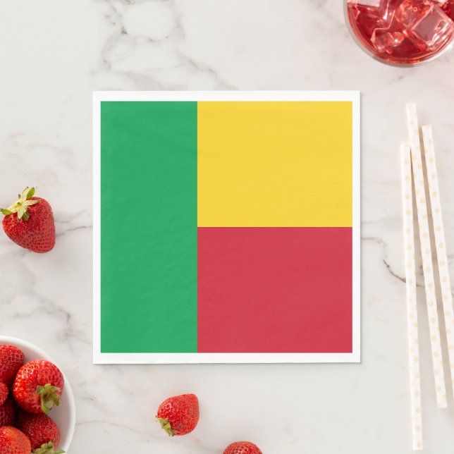 Benin flag serviette (Beispiel)
