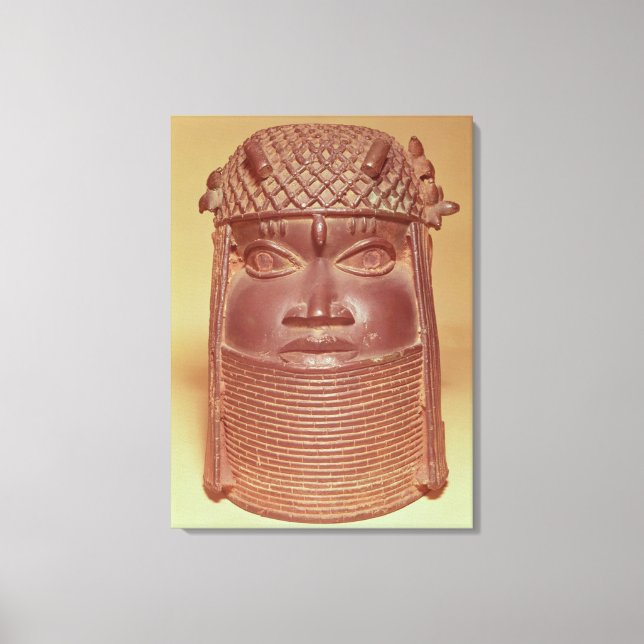 Benin-Maske Leinwanddruck (Vorderseite)