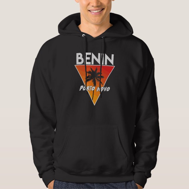 Benin mit sonnigen Farben Hoodie (Vorderseite)