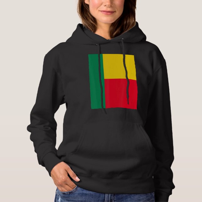 Benin National Flag Hoodie (Vorderseite)