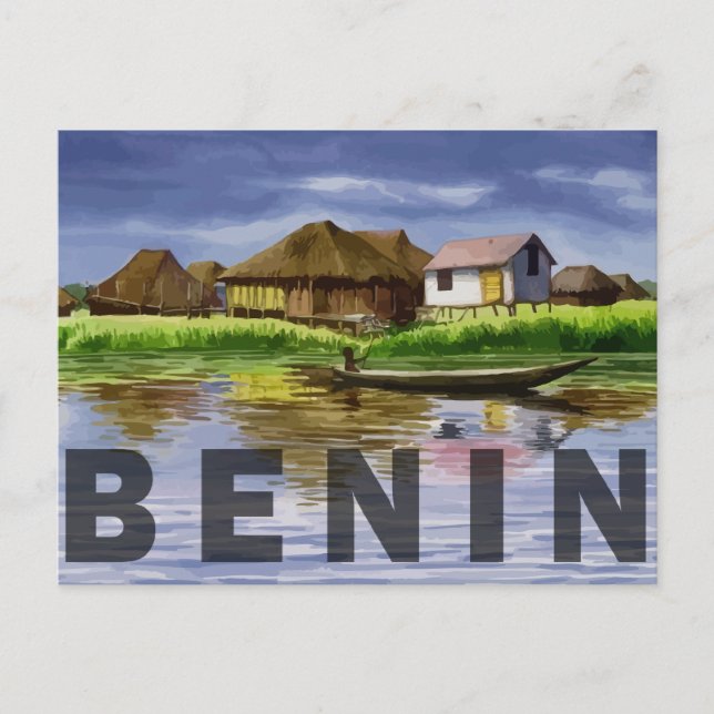 Benin Postkarte (Vorderseite)