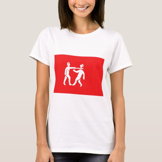 Benin-Reich-Flagge T-Shirt (Vorderseite)