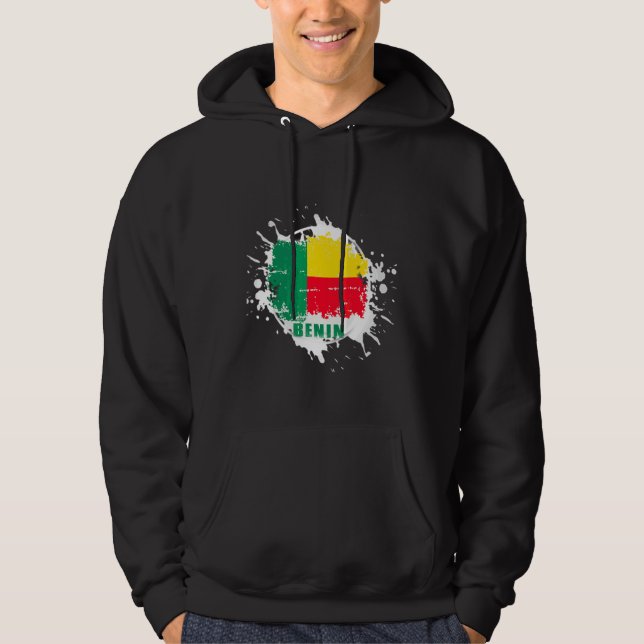 Benin-Splash Hoodie (Vorderseite)