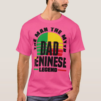 Beninese Benin Beninese Flag Zitat27 T-Shirt