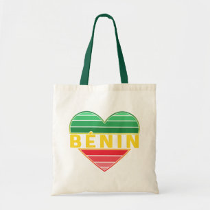 Beninese Heart, I Liebe Benin Tragetasche