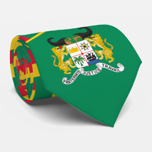 Beninesische Flagge und Wappen, Flagge Benins Krawatte