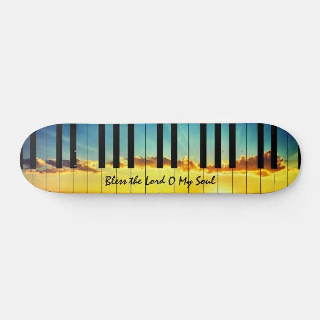 Bénissez le Lord Piano Skateboard (Horz)