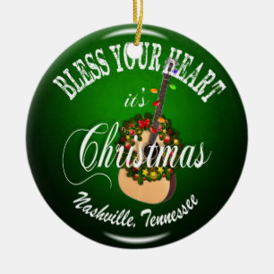 Bénissez votre ornement de Noël de Nashville de