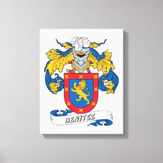 Benitez Familienwappen Leinwanddruck