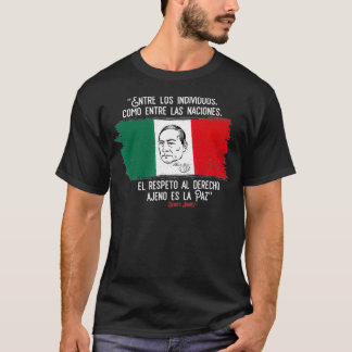 Benito Juarez Mexikanische Flagge Mexiko Pride Men T-Shirt