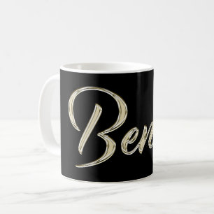 Benito Name whitegold Tasse Teetasse