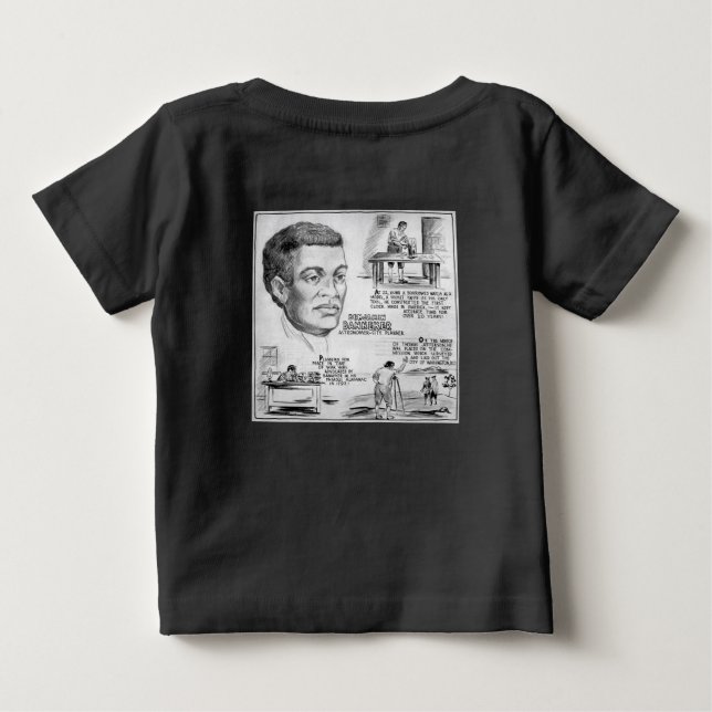 Benjamin Banneker: Black Scientist & Revolutionär Baby T-shirt (Rückseite)