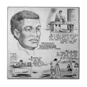 Benjamin Banneker: Black Scientist & Revolutionär Fliese