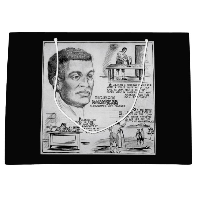 Benjamin Banneker: Black Scientist & Revolutionär Große Geschenktüte (Vorderseite)