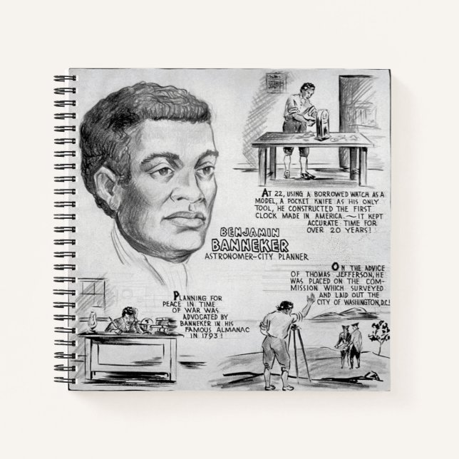 Benjamin Banneker: Black Scientist & Revolutionär Notizbuch (Vorderseite)