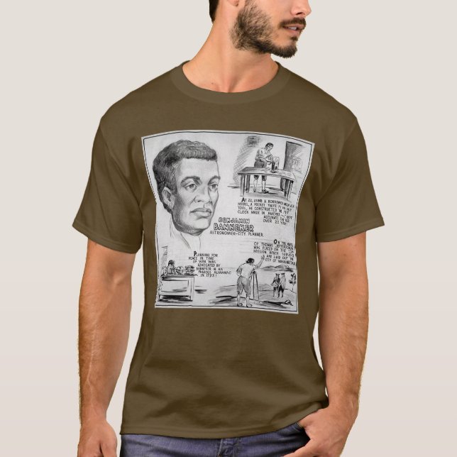 Benjamin Banneker: Black Scientist & Revolutionär T-Shirt (Vorderseite)