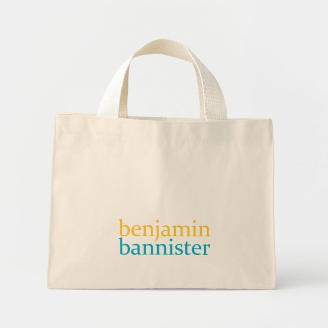 Benjamin-Banner Tiny-Tasche Mini Stoffbeutel (Vorne)