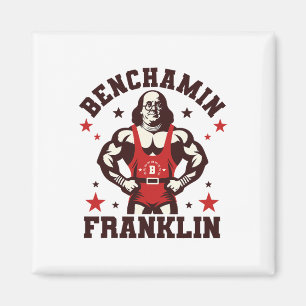Benjamin Benchamin Franklin Bankdrücken Bodybuildi Magnet