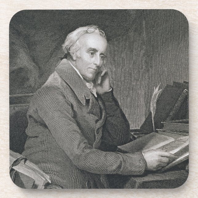 Benjamin-Eile, graviert von Richard W. Dodson Untersetzer (Vorderseite)