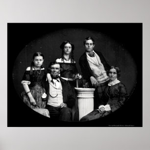 Benjamin Family Daguerreotype 1852 Poster