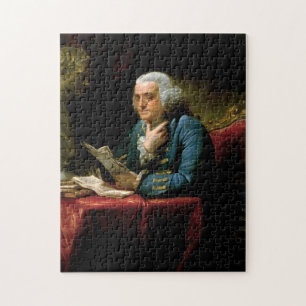Benjamin Franklin - 1767 Gemälde von David Martin