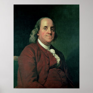 Benjamin Franklin, 1782 Poster