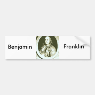 Benjamin Franklin Autoaufkleber