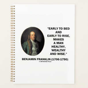 Benjamin Franklin Citation saine et riche