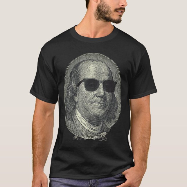 Benjamin Franklin Der Benjamin Es dreht sich alles T-Shirt (Vorderseite)