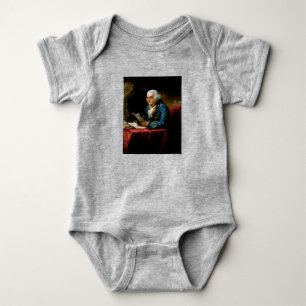 Benjamin Franklin, Gründer Erfinder Wissenschaftle Baby Strampler