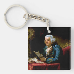 Benjamin Franklin, Gründer Erfinder Wissenschaftle Schlüsselanhänger