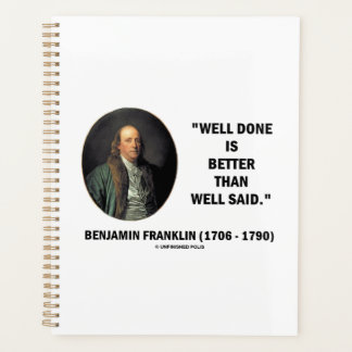 Benjamin Franklin gut gemacht besser als gut gesag Planer