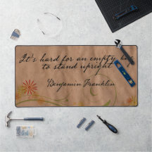 Benjamin Franklin Inspirational Zitat "Leere Tasch