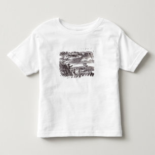 Benjamin Franklin leitet sein Drachen-Experiment Kleinkind T-shirt