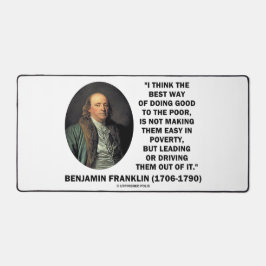 Benjamin Franklin Meilleure Façon De Faire Le Bien