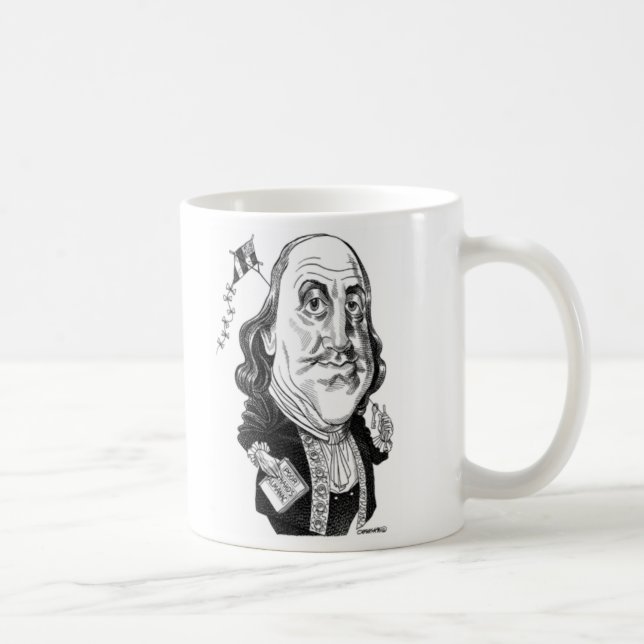 Benjamin Franklin Tasse (Rechts)