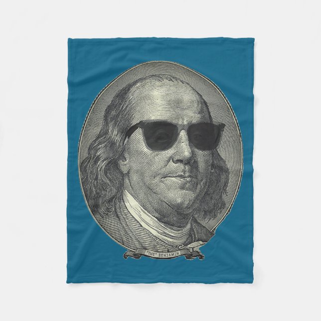 Benjamin Franklin The Benjamin Its All About  Fleecedecke (Vorderseite)