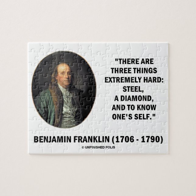Benjamin Franklin Three Dinge Extrem Hard (Horizontal)