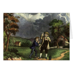 Benjamin Franklins Kite- und Blitzexperiment