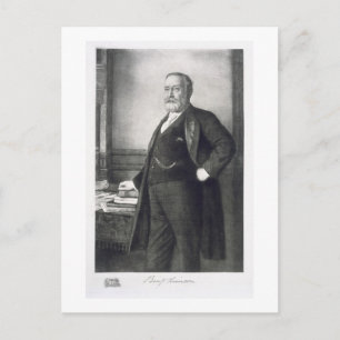 Benjamin Harrison (1833-1901), 23. Präsident Postkarte