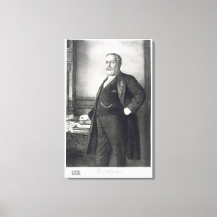 Benjamin Harrison (1833-1901), 23. Präsident von Leinwanddruck