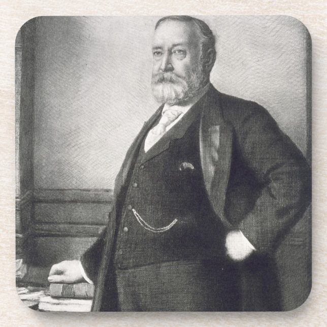 Benjamin Harrison (1833-1901), 23. Präsident von t Untersetzer (Vorderseite)