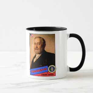 Benjamin Harrison Baseballkarte Tasse
