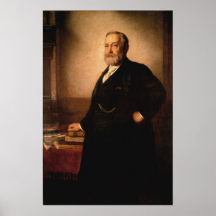 BENJAMIN HARRISON Portrait von Eastman Johnson Poster