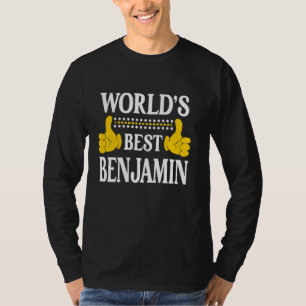 Benjamin Nachname Team Familie Nachname World's Be T-Shirt