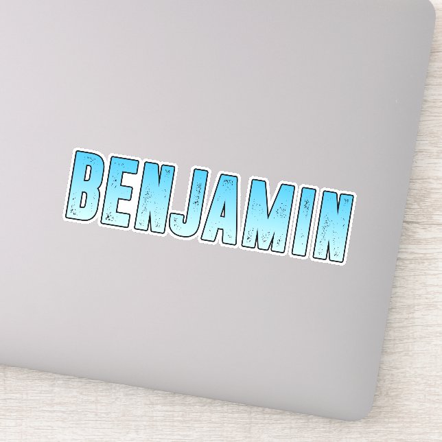 Benjamin Name Aufkleber (Detail)